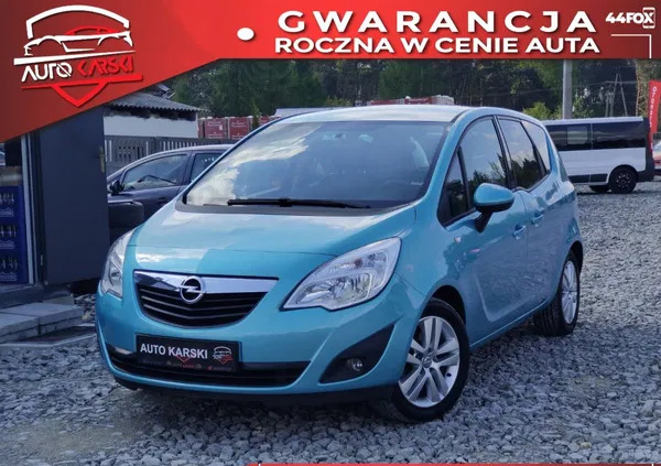 opel meriva jeziorany Opel Meriva cena 21500 przebieg: 202452, rok produkcji 2010 z Jeziorany